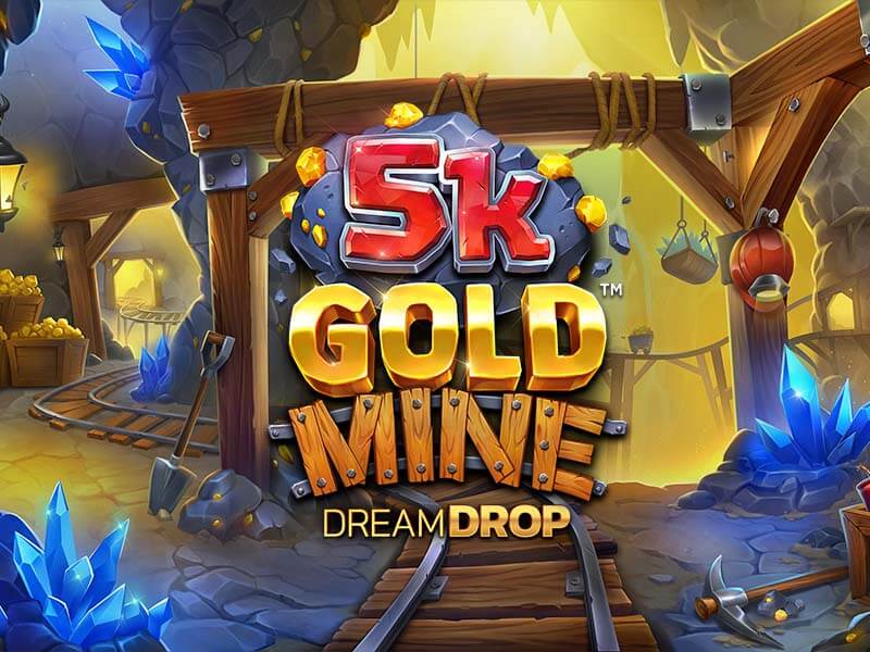Promoção 5K Gold Mine Dream Drop no Jackpot City Casino App