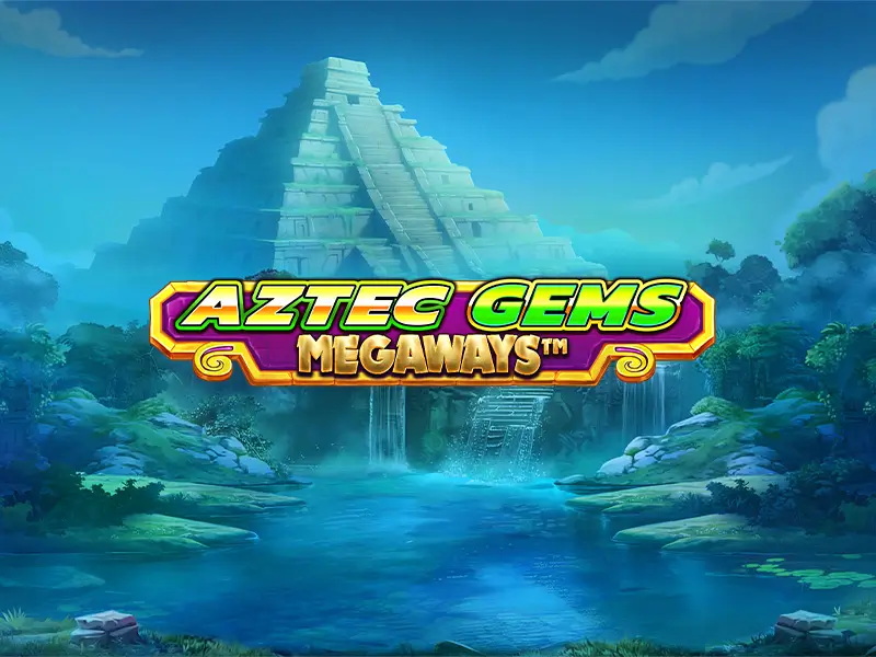 Aztec Gems Megaways com multiplicadores crescentes e tema asteca rico, disponível no Jackpot City Brasil.