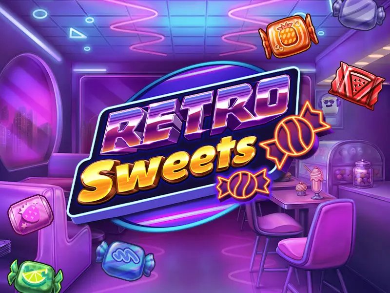 Demonstração Visual do jogo de cartas Retro Sweets